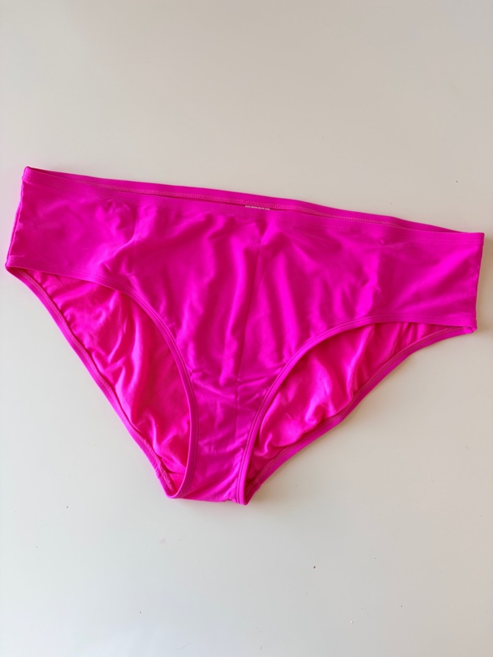 Women's Hot Pink Bikini Bottom, Size 2X